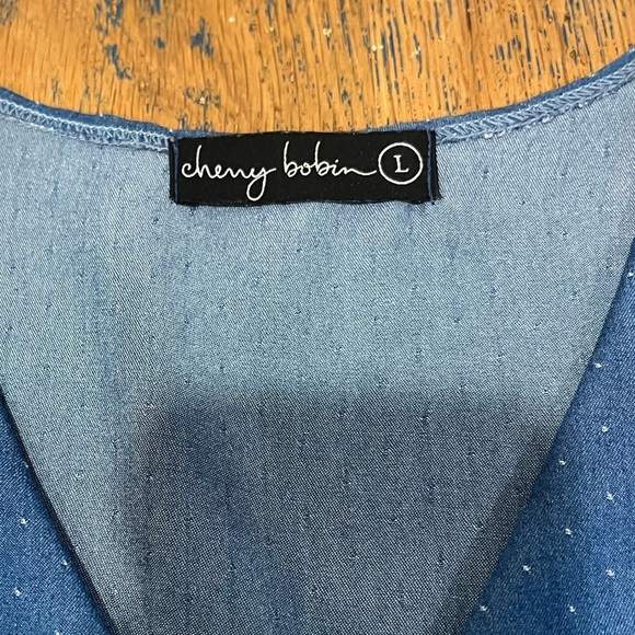 Cherry Bobin Sleeveless Top – Size L - Picture 2 of 7